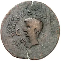 Æ30–32 - Augustus Minerva and Apollo