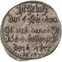 1 Dreier - John Ernest Death of Eleonora Dorothea, Widow of William IV