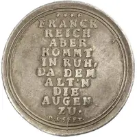 Medal - Death of King Louis XIV of France