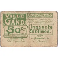 50 Centimes Ville de Gand