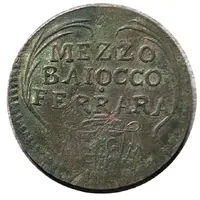 1/2 Baiocco - Benedictus XIV Camillo Paolucci Legate