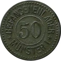 50 Pfennig - Münster Gefangenenlager Münster I