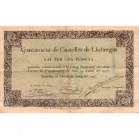 1 Peseta Castellet de Llobregat