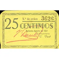 25 Céntimos Bañeres