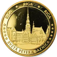 Medal - St. Peter`s Church - Riga