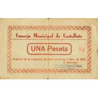 1 Peseta Castellote