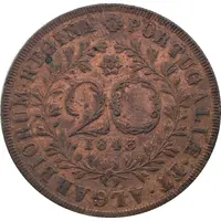 20 Réis - Maria II