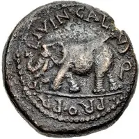 Æ23 - Augustus C LIVIN GALLVS Q ORO PR