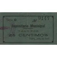 25 Céntimos Dénia