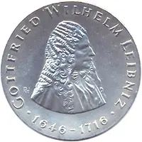 20 Mark Gottfried Wilhelm Leibniz