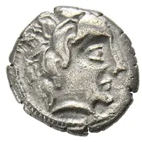 Drachm with rider holding shield