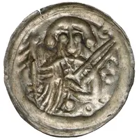 Denier Bracteate - Mieszko III the Old Gniezno or Kalisz mint