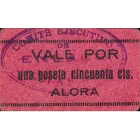 1.50 Pesetas Álora