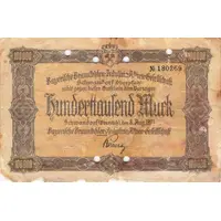 100 000 Mark Bayerische Braunkohlen-Industrie