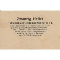 20 Heller Neuhofen im Innkreis