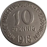 10 Pfennig - Göppingen