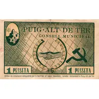1 Peseta Puig-Alt de Ter