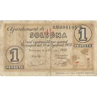 1 Peseta Solsona