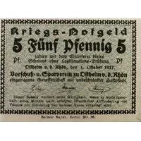 5 Pfennig Vorschuß- und Sparverein