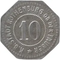 10 Pfennig - Rothenburg ob der Tauber