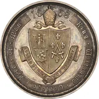 Medal King William’s College, Castletown, Silver