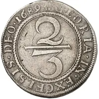 ⅔ Thaler Siege coinage