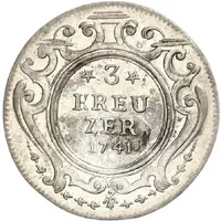 3 Kreuzers - Maximilian Joseph Ernest