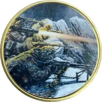 Medal Battle of Mount Tumbledown, Gold plated