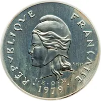 100 Francs Piedfort silver