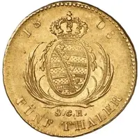 5 Thalers - Frederick August I