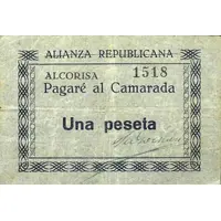 1 Peseta Alcorisa