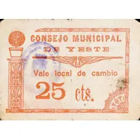 25 Céntimos Yeste