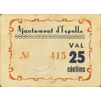 25 Céntimos Espolla