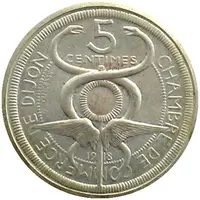 5 Centimes - Chambre de commerce - Dijon [21] Silver Pattern
