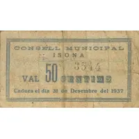 50 Céntimos Isona