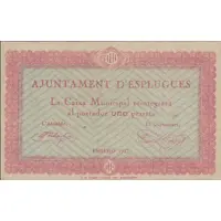 1 Peseta Esplugues