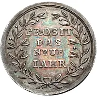 1 Ducat New Year, Silver pattern strike