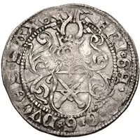 1 Zinsgroschen - Frederick III, John, and George Freiberg