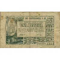 1 Peseta Castellbell i el Vilar