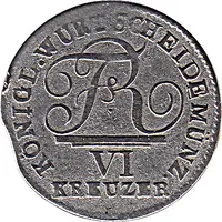 6 Kreuzers - Frederick I
