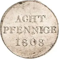 8 Pfennige - Frederick August I Pattern