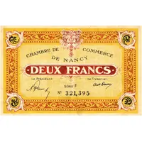 2 Francs - Chambre de Commerce de Nancy