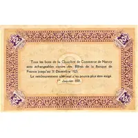 2 Francs - Chambre de Commerce de Nancy