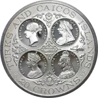 20 Crowns - Elizabeth II Queen Victoria