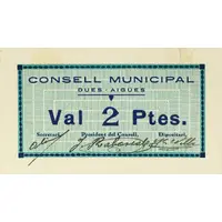 2 Pesetas Dues-aigües