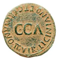 Dupondius - Caligula LICINIANO ET GERMANO II VIR C C A