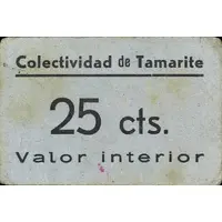 25 Céntimos Tamarite de Litera