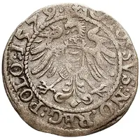 Grosz koronny - Stefan Batory Olkusz mint