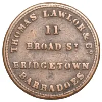 Token - Thomas Lawlor & Co. Bridgetown