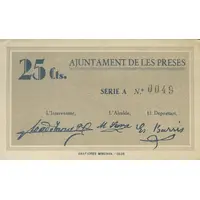 25 Céntimos Les Preses